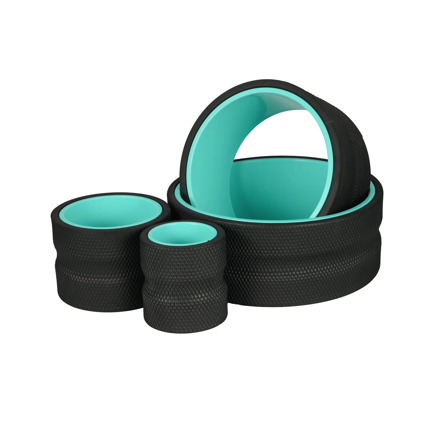 Pilates Yoga Wheel - EVA Yoga Wheel Four-piece Yoga Massage