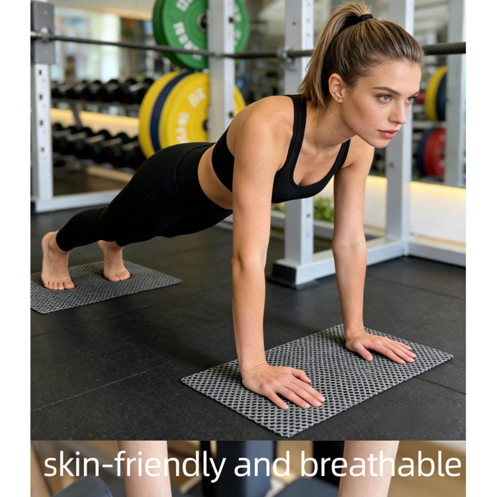 Pilates Yoga Exercises - 2Pcs/Set Pilates Nonslip Mat Stable PVC