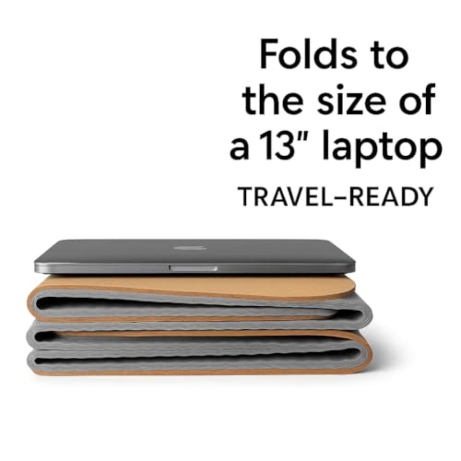 Travel yoga mat: cork, natural - Pilates Yoga Go 评论和价格