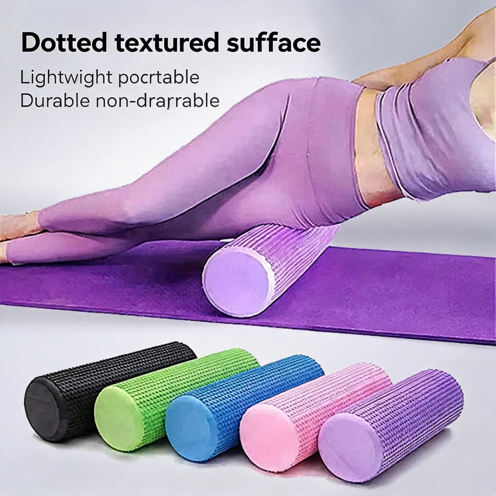 Yoga Roller Round EVA Foam Cyl - Pilates Yoga Exercises 评论和价格