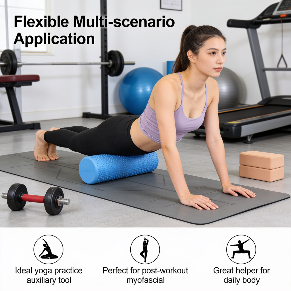 Yoga Roller Round EVA Foam Cyl - Pilates Yoga Exercises 评论和价格