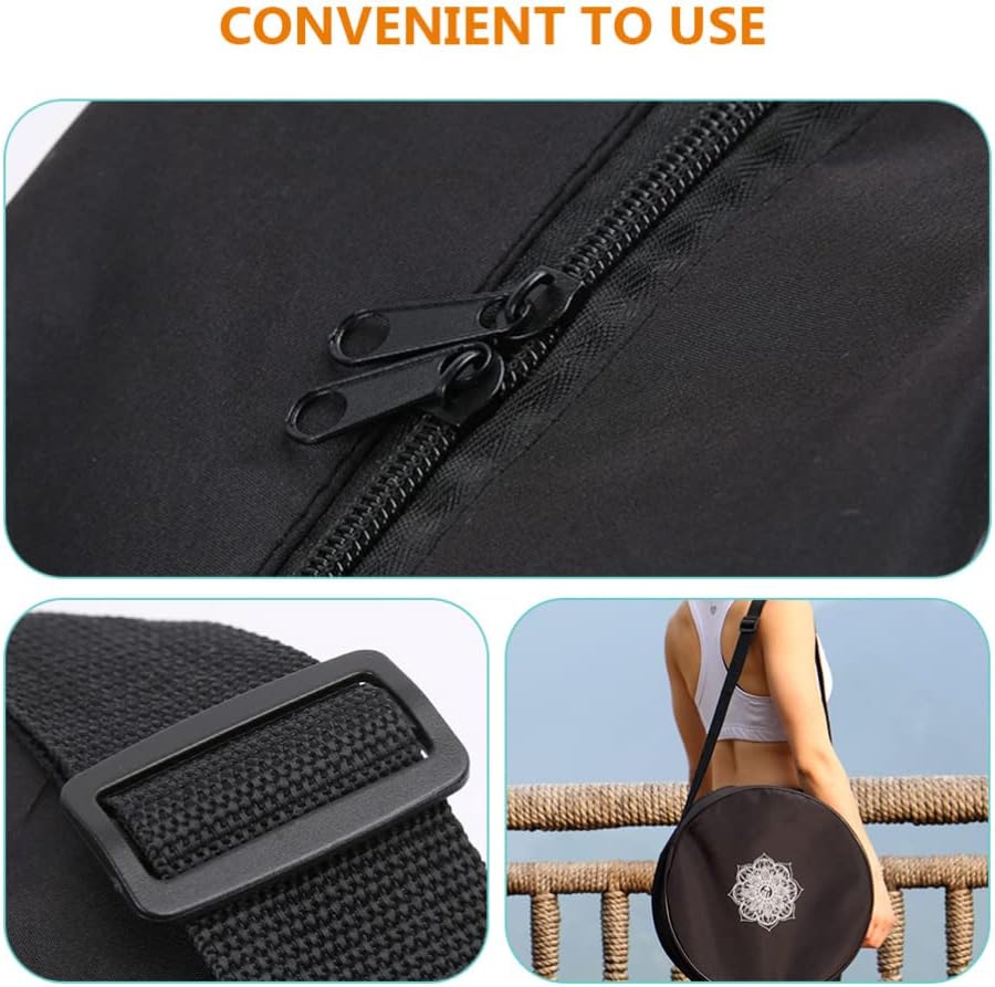 Yoga Wheel Bag Nylon Black Man - Pilates Yoga Wheel 评论和价格