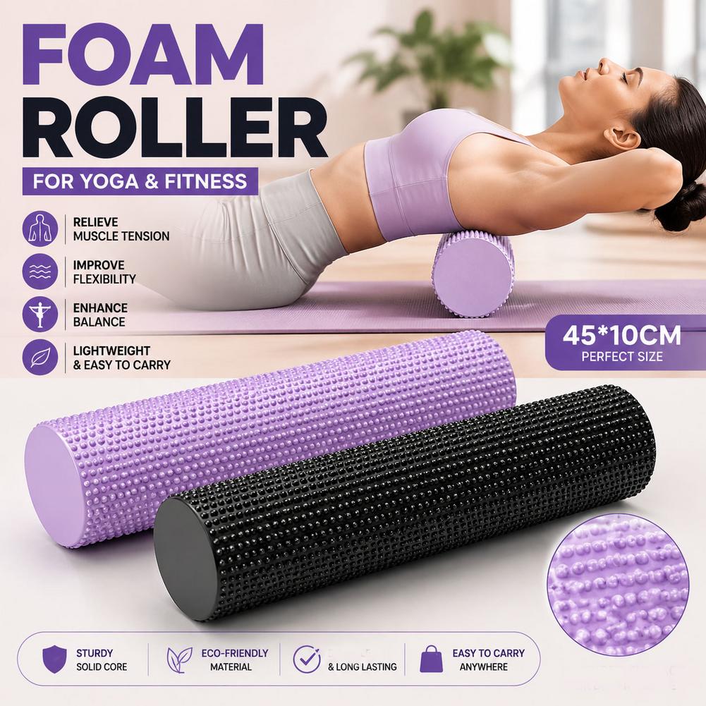 Yoga Foam Roller EVA High Dens - Pilates Yoga Wheel 评论和价格