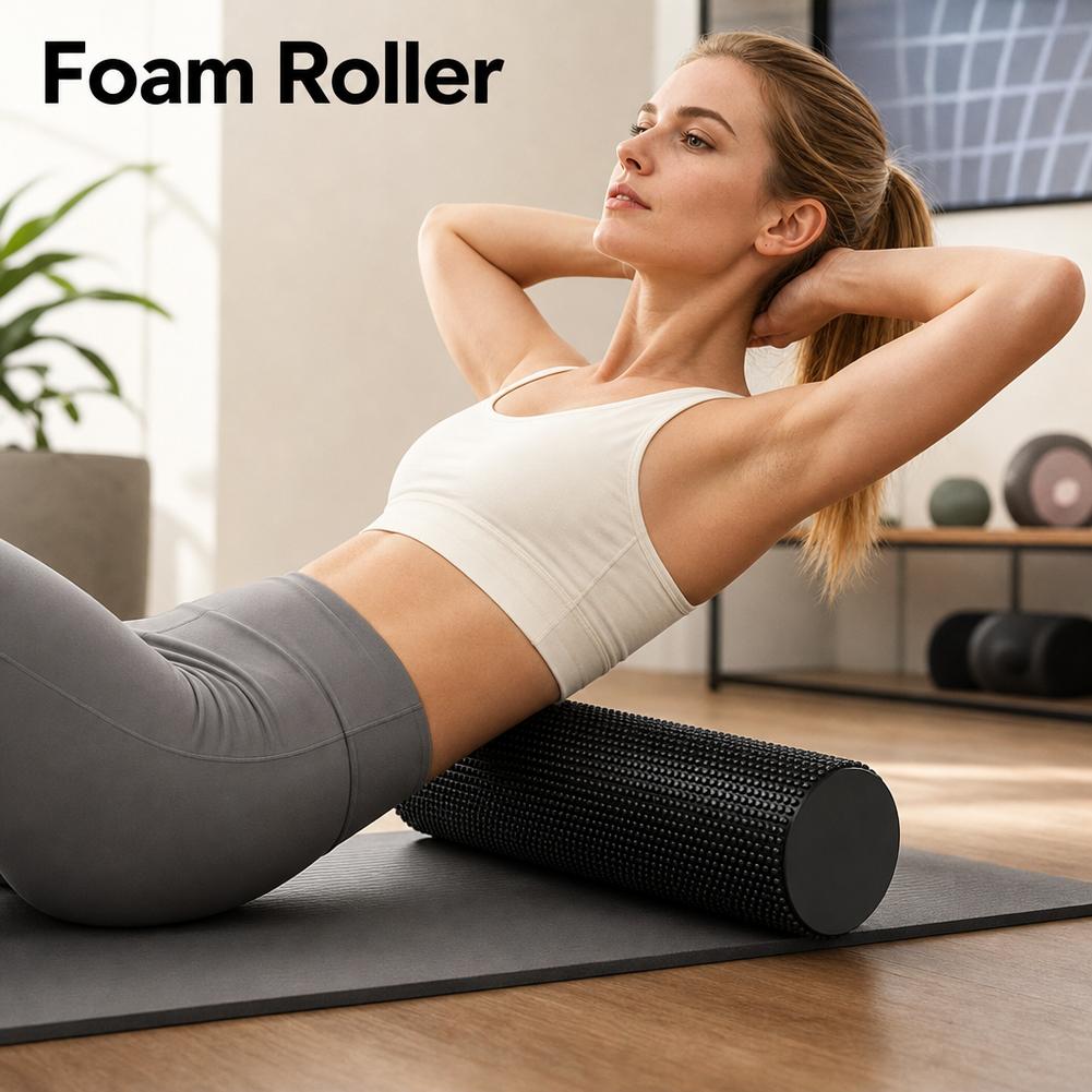 EVA Yoga Foam Roller High Dens - Pilates Yoga Wheel 评论和价格