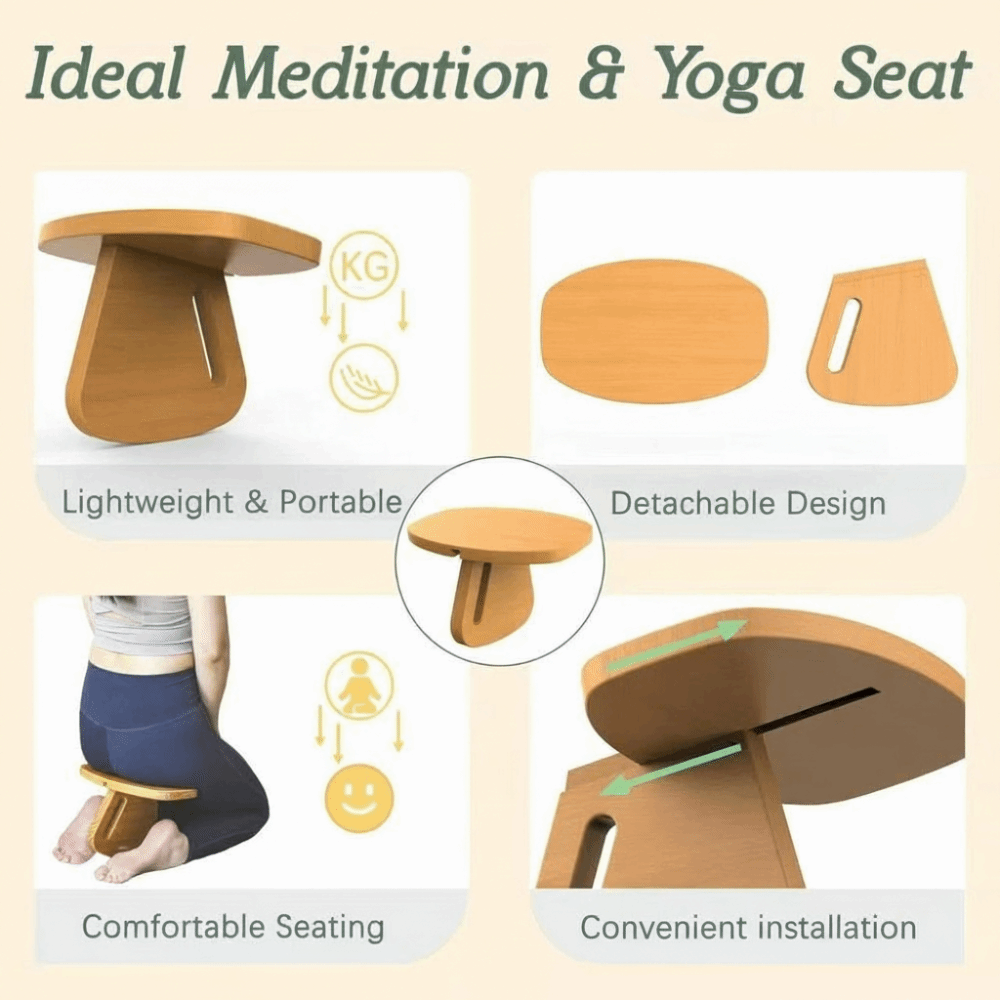 Prayer Chair Solid Wood Wooden - Pilates Chair Wunda 评论和价格